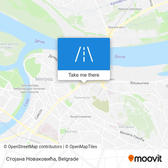 Стојана Новаковића map