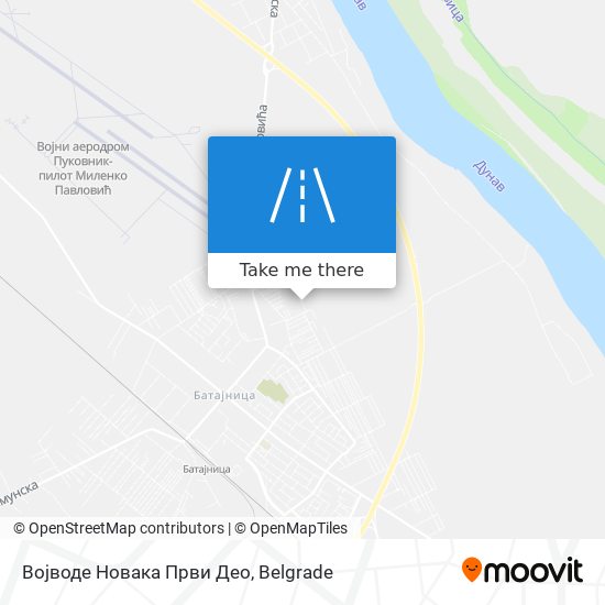 Војводе Новака Први Део map