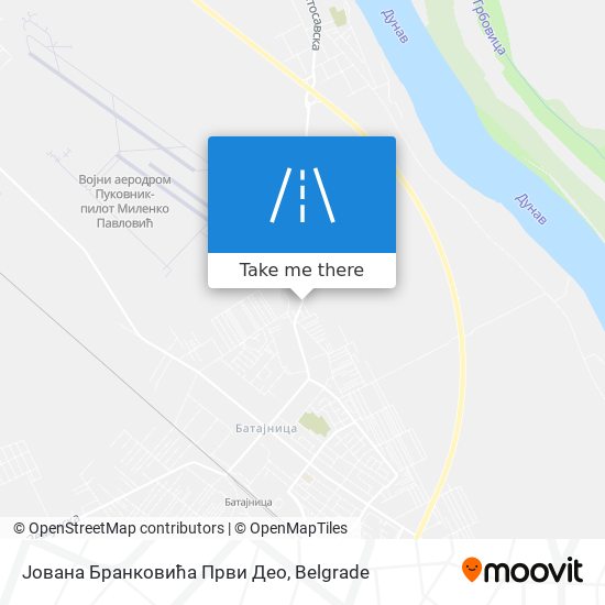 Јована Бранковића Први Део map