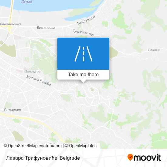 Лазара Трифуновића map