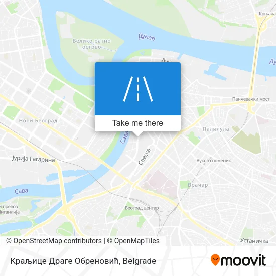 Краљице Драге Обреновић map