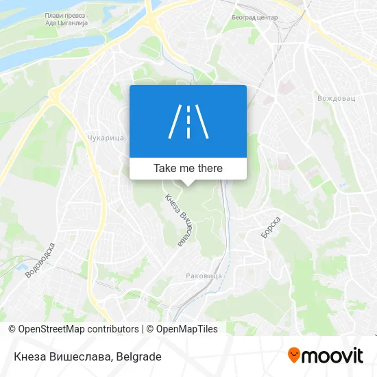 Кнеза Вишеслава map