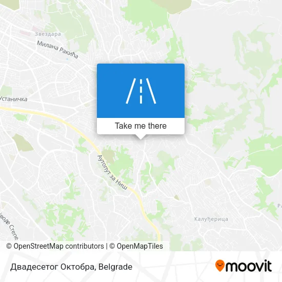 Двадесетог Октобра map