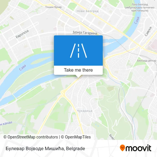 Булевар Војводе Мишића map