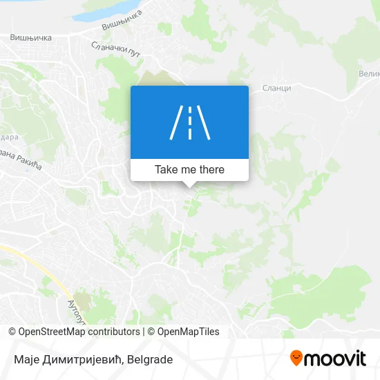 Маје Димитријевић map