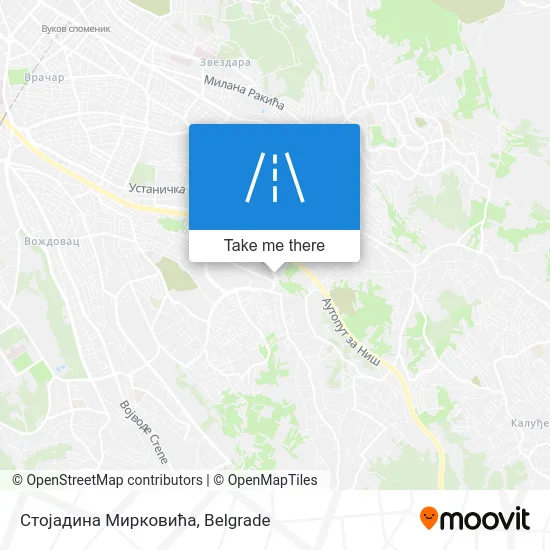 Стојадина Мирковића map