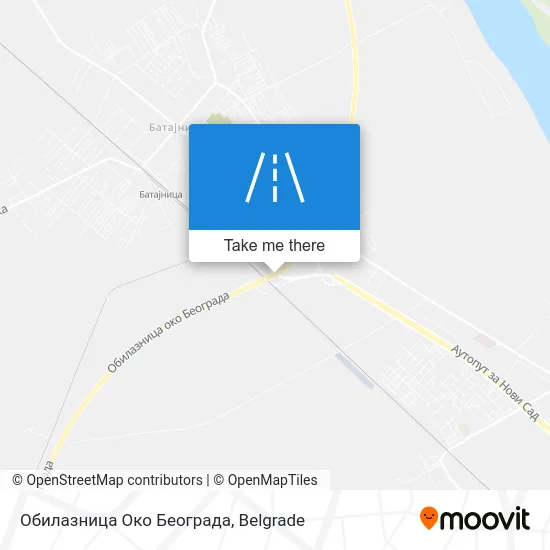 Обилазница Око Београда map