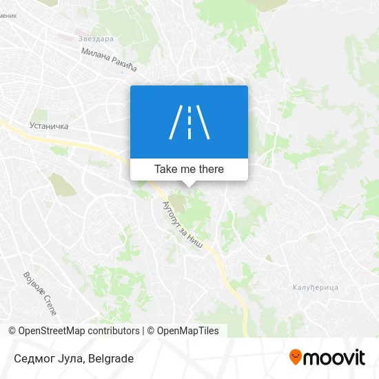 Седмог Јула map