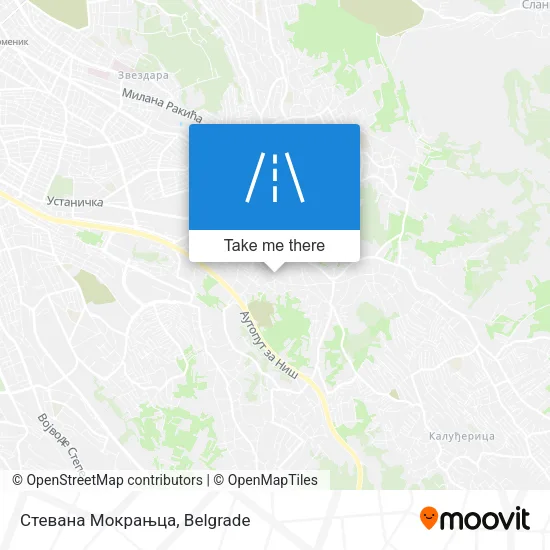 Стевана Мокрањца map