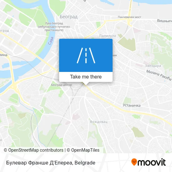 Булевар Франше Д'Епереа map