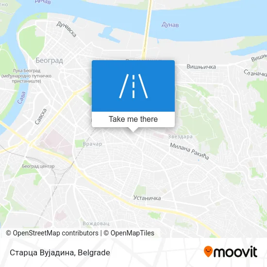 Старца Вујадина map