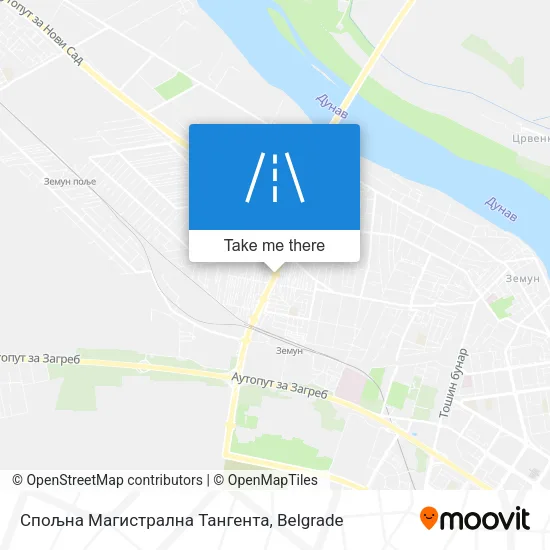 Спољна Магистрална Тангента map