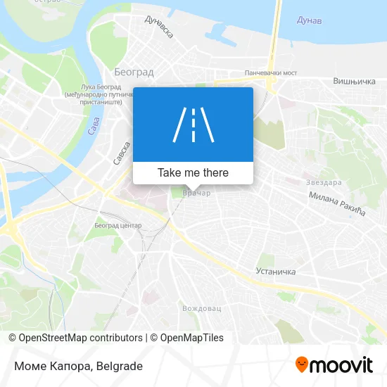 Моме Капора map