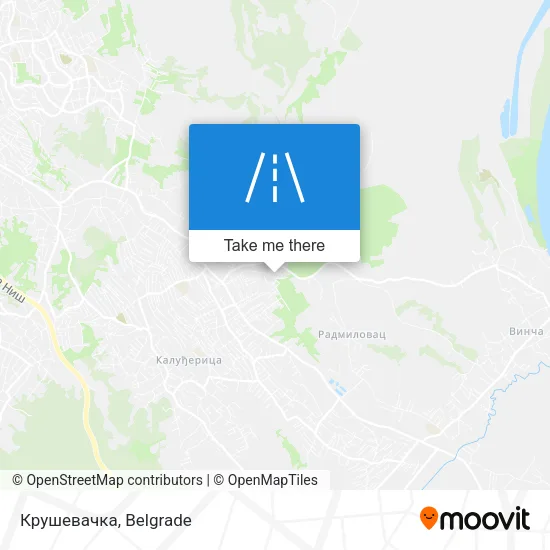 Крушевачка map