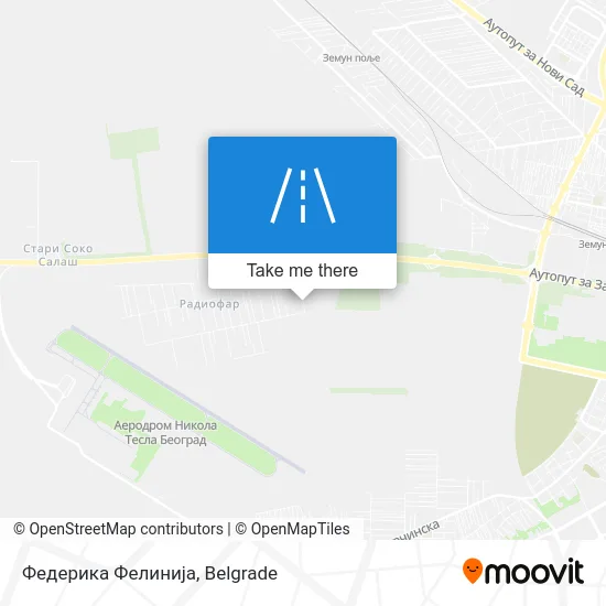 Федерика Фелинија map