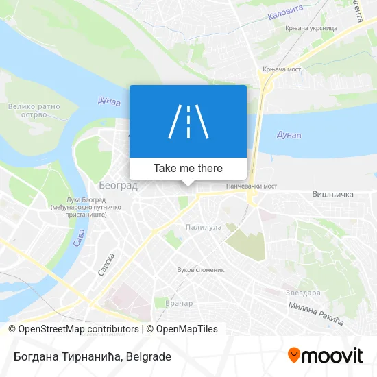 Богдана Тирнанића map