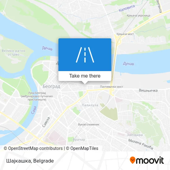 Шајкашка map