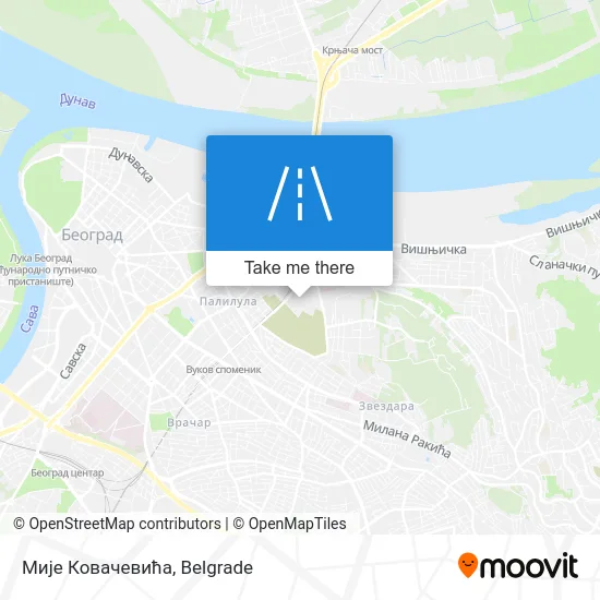 Мије Ковачевића map
