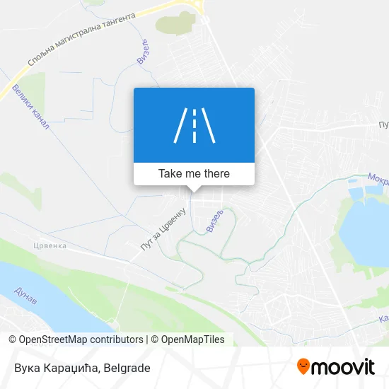 Вука Караџића map