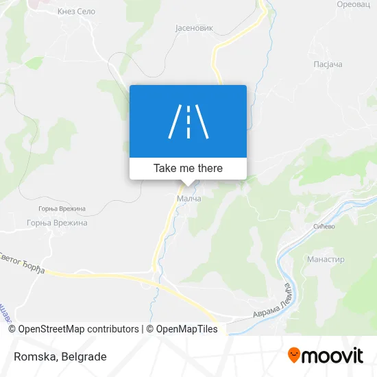 Romska map