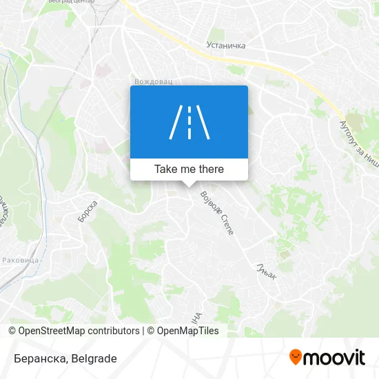 Беранска map