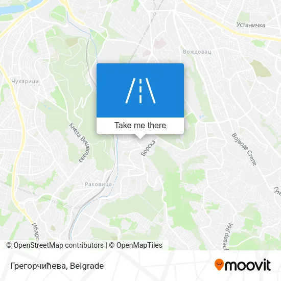 Грегорчићева map