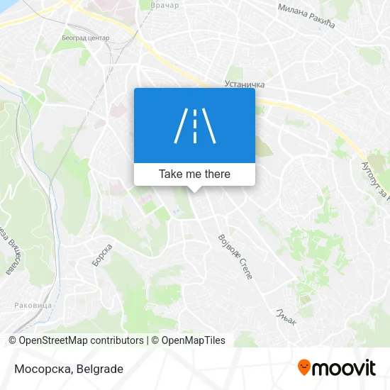 Мосорска map