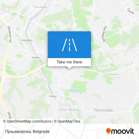 Прњаворска map