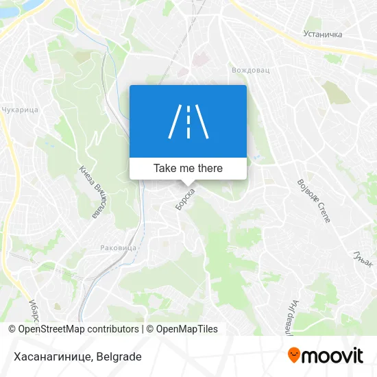 Хасанагинице map