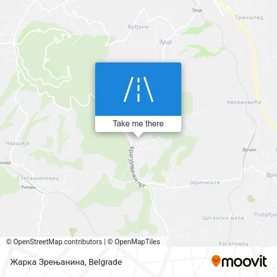 Жарка Зрењанина map