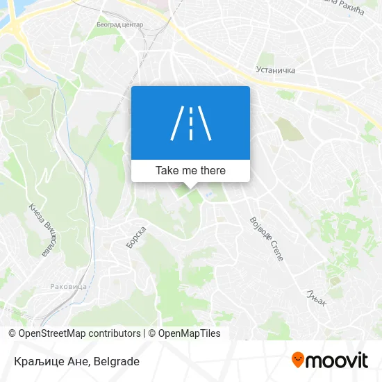 Краљице Ане map