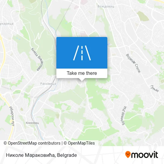 Николе Мараковића map