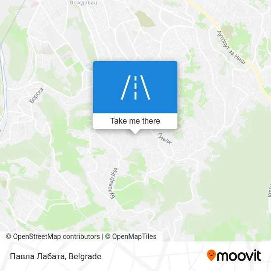 Павла Лабата map