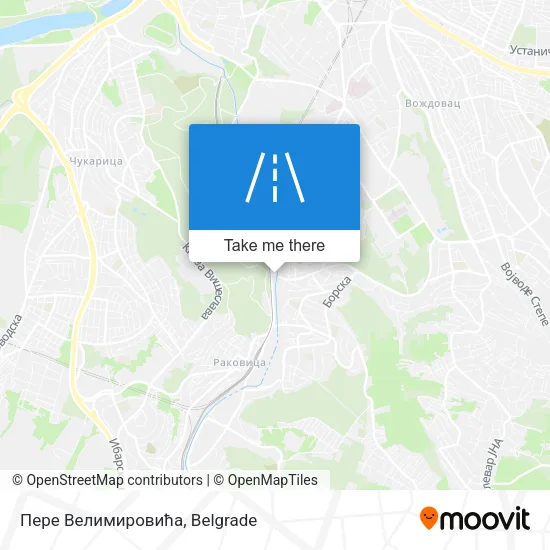 Пере Велимировића map