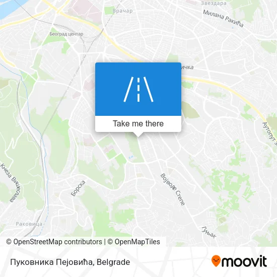 Пуковника Пејовића map