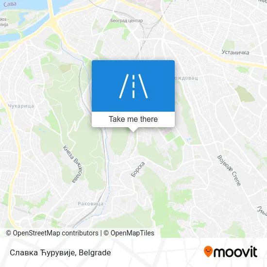 Славка Ћурувије map