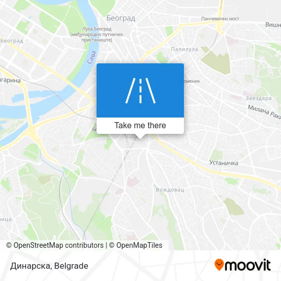 Динарска map