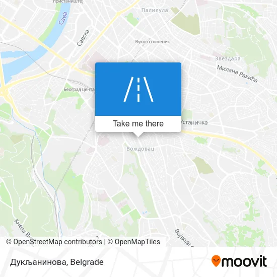 Дукљанинова map