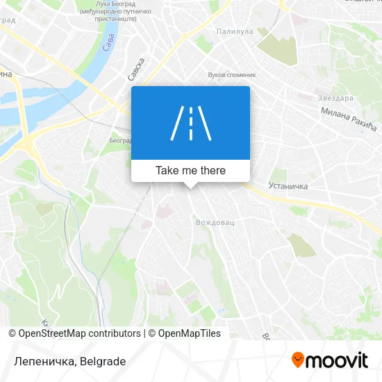 Лепеничка map