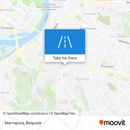 Маглајска map