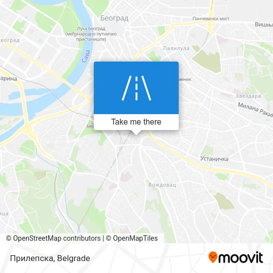 Прилепска map