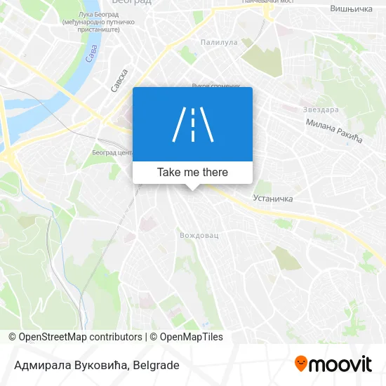 Адмирала Вуковића map