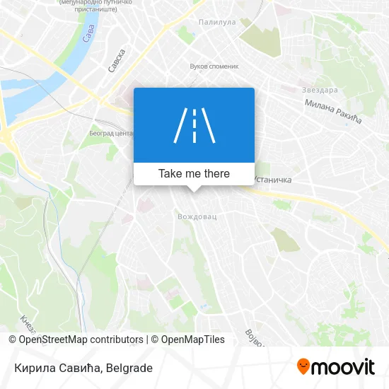 Кирила Савића map