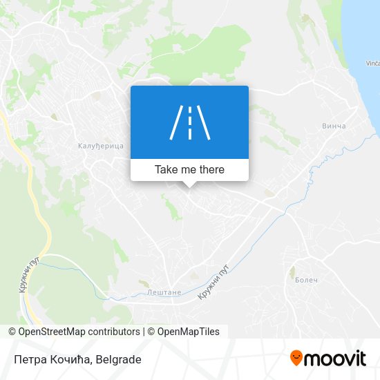 Петра Кочића map