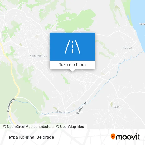 Петра Кочића map