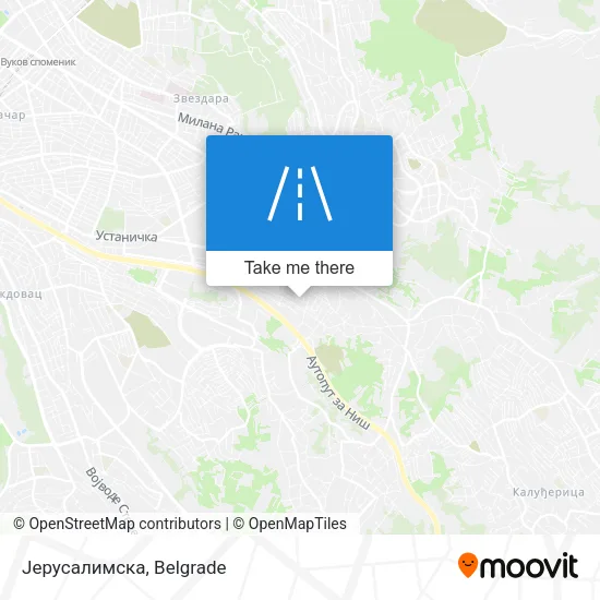 Јерусалимска map