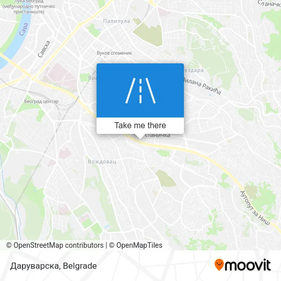 Даруварска map
