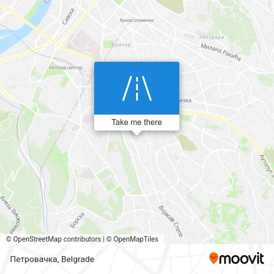 Петровачка map