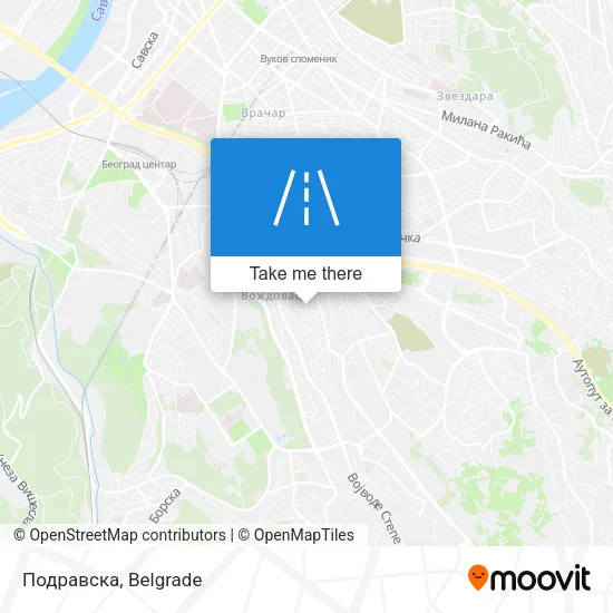 Подравска map