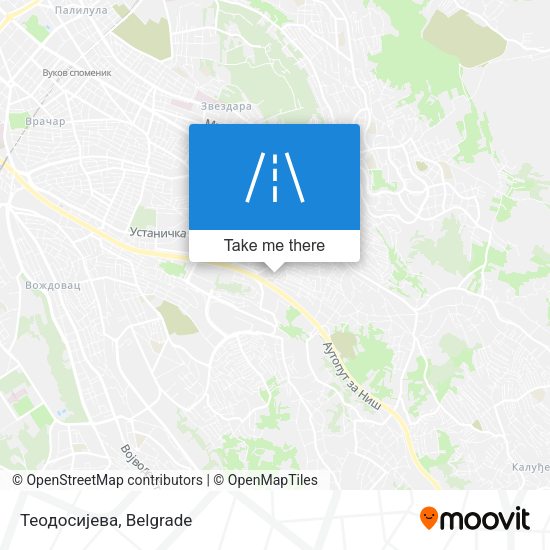 Теодосијева map